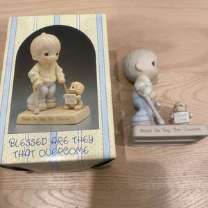 Precious Moments “Blessed Are They That Overcome” #115479 1987 Enesco With Box